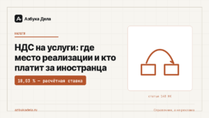 НДС на услуги: где место реализации и кто платит за иностранца